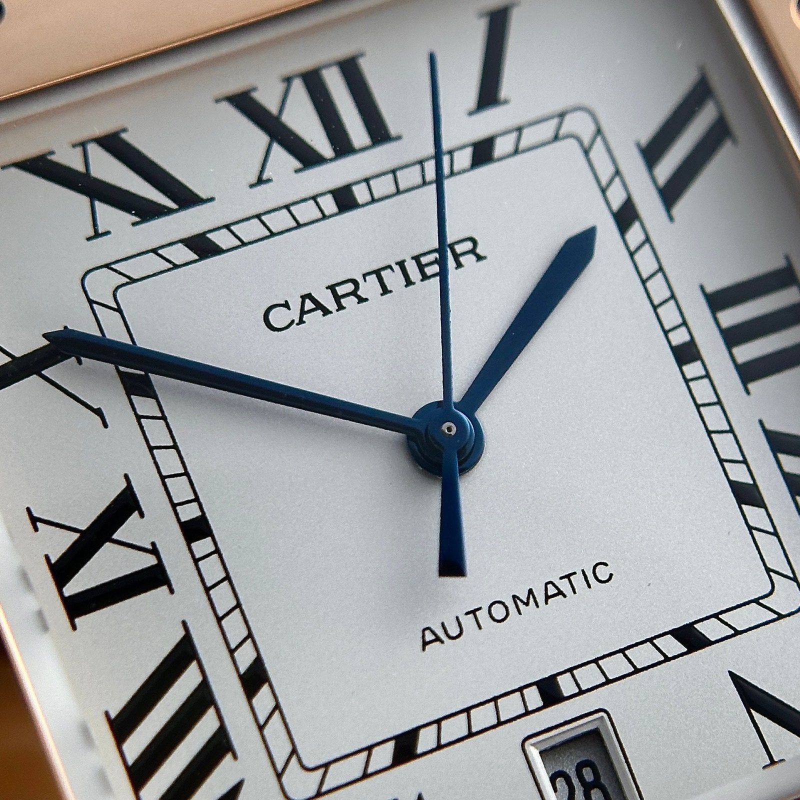 Cartier Santos Watch Rose Gold 39.8mm