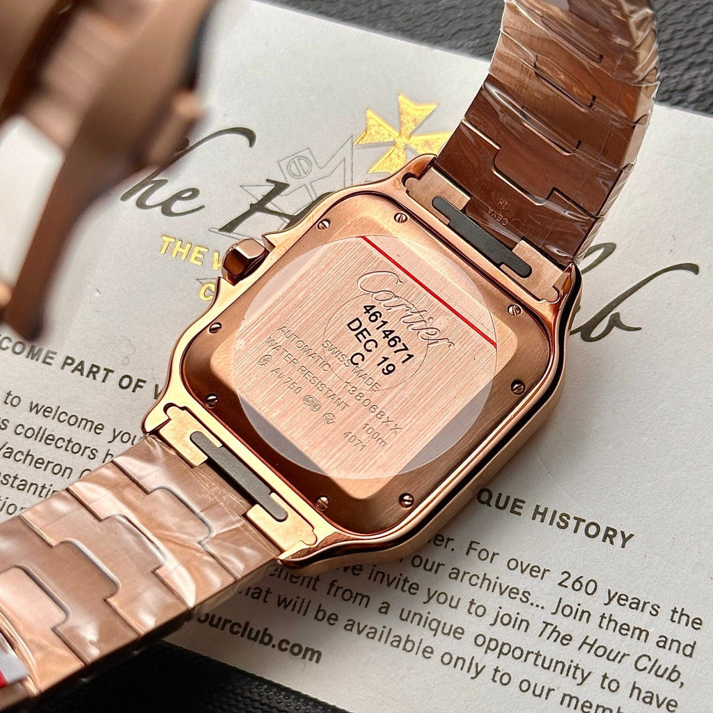 Cartier Santos Watch Rose Gold 39.8mm