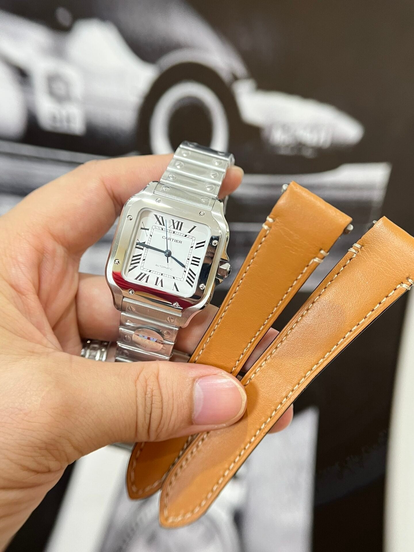 Cartier Santos WSSA0029 Watch 35mm