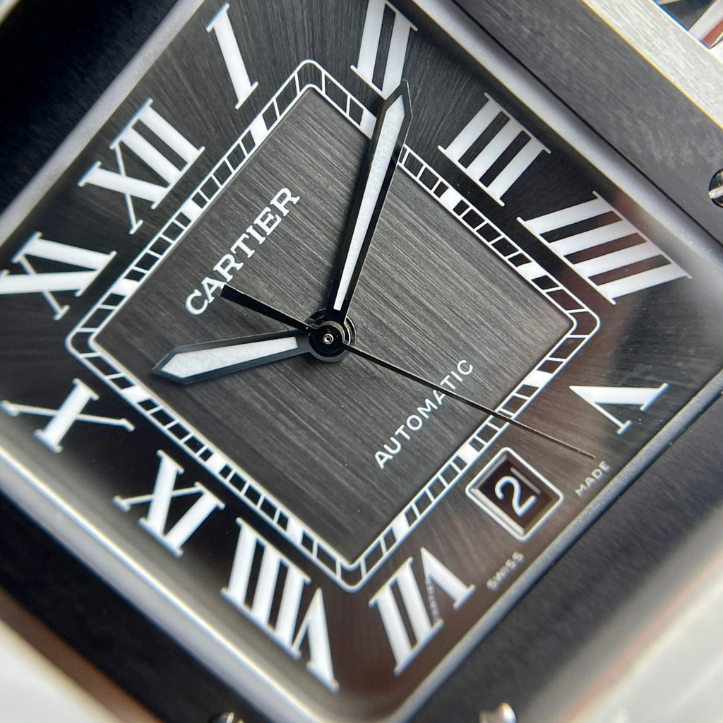 Cartier Santos WSSA0037 Watch Grey Dial 39.8mm