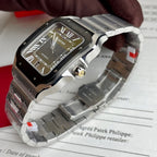 Cartier Santos WSSA0037 Watch Grey Dial 39.8mm