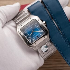 Cartier Watch Tank Must W4TA0017 White Dial Leather Strap 33.7×25.5mm