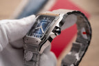Cartier Santos De Cartier WSSA0013 Wath Blue Dial 39.8mm