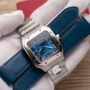 Cartier Watch Tank Must W4TA0017 White Dial Leather Strap 33.7×25.5mm