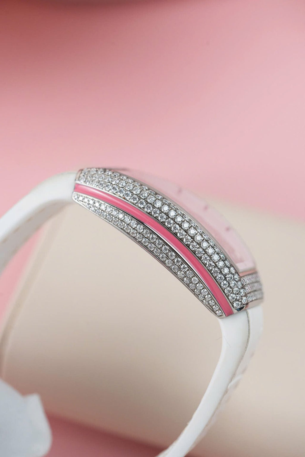 Franck Muller V32 Watch Custom Diamonds Moissanite 36mm