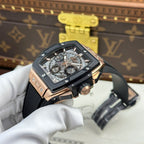 Hublot Spirit Of Big Bang King Gold Watch Bezel Black Ceramic 42mm