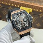 Hublot Spirit Of Big Bang King Gold Watch Bezel Black Ceramic 42mm