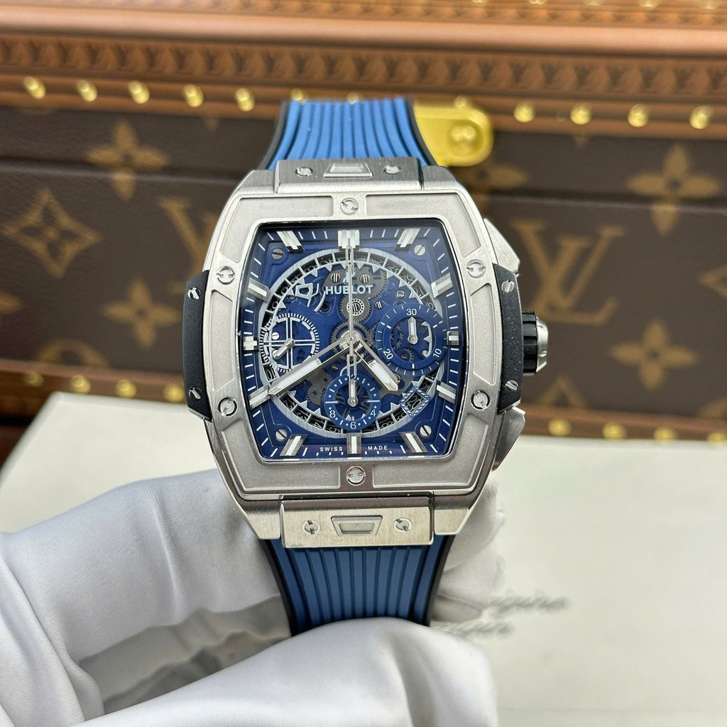 Hublot Spirit Of Big Bang Titanium Watch Dial Blue 42mm