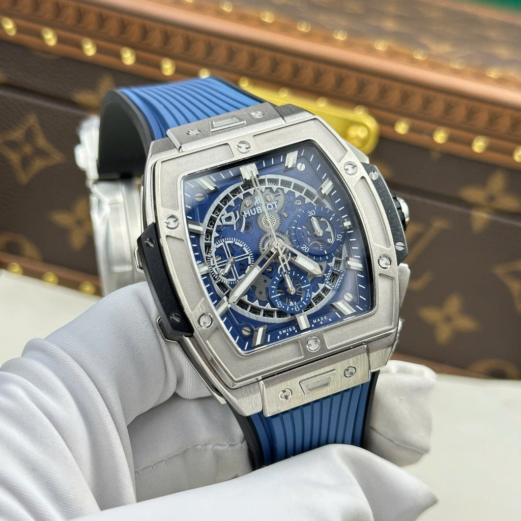 Hublot Spirit Of Big Bang Titanium Watch Dial Blue 42mm