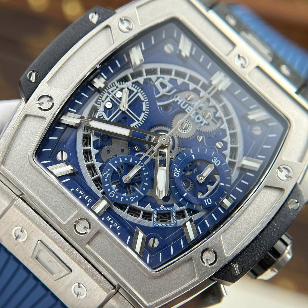 Hublot Spirit Of Big Bang Titanium Watch Dial Blue 42mm