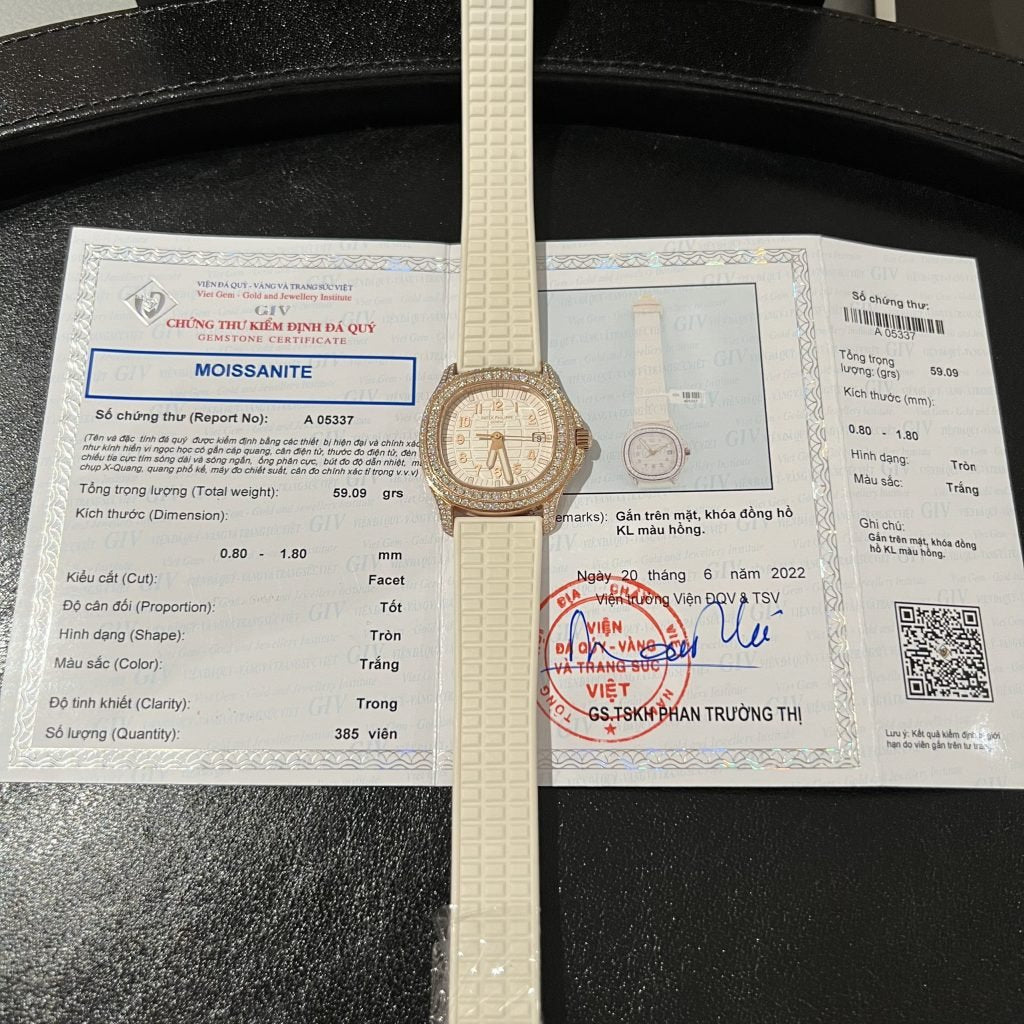 Patek Philippe 5067 Watch Gold Wrapped + Moissanite Diamonds 35.5mm