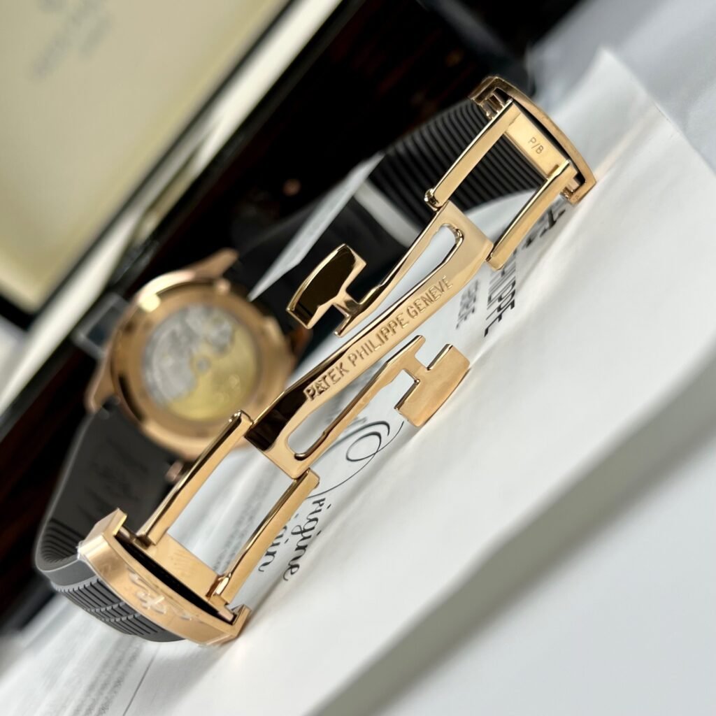 Patek Philippe Aquanaut 5167R Watch Gold Wrapped Moissanite 40mm