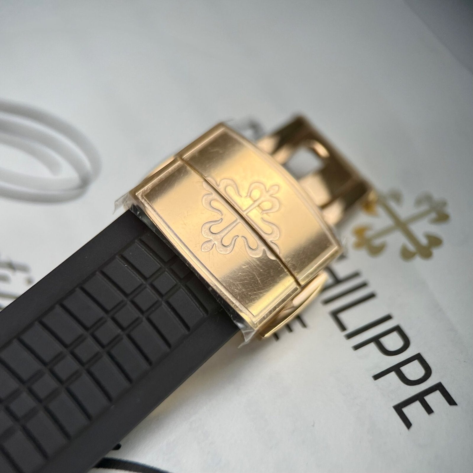 Patek Philippe Aquanaut 5167R Watch Gold Wrapped Moissanite 40mm
