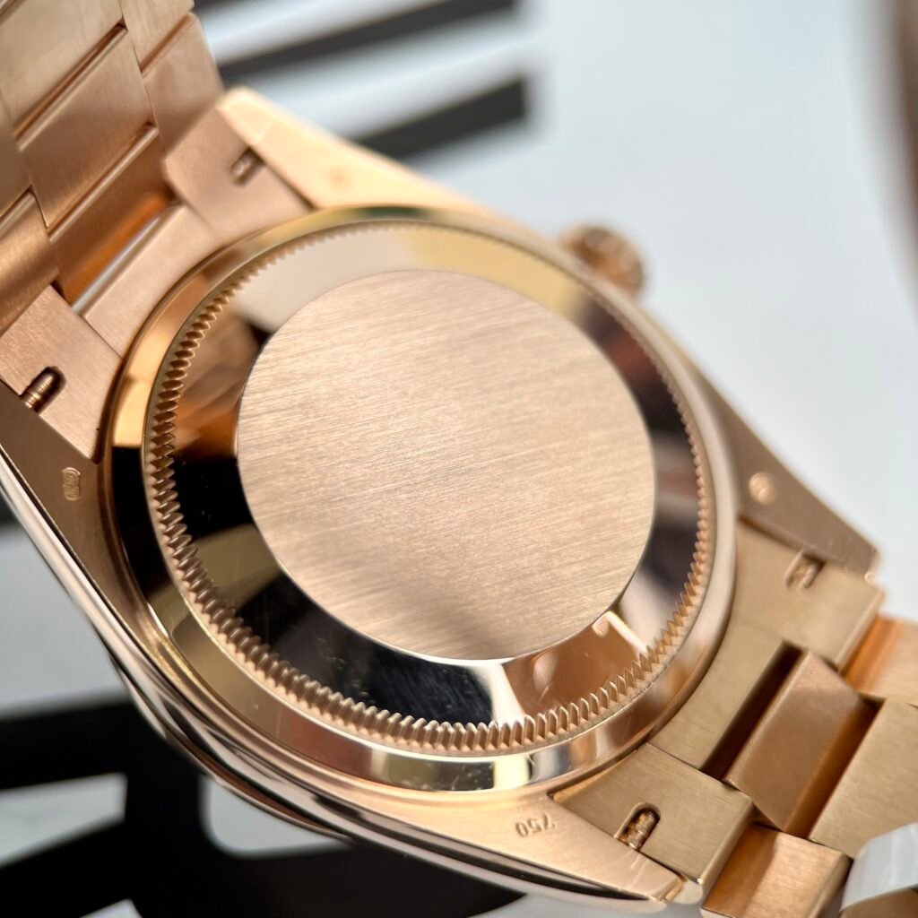 Rolex Day-Date Watch Gold Wrapped + Diamonds Moissanite Baguette 36mm