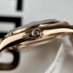Rolex Day-Date Watch Gold Wrapped + Diamonds Moissanite Baguette 36mm