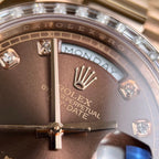 Rolex Day-Date Watch Gold Wrapped + Diamonds Moissanite Baguette 36mm