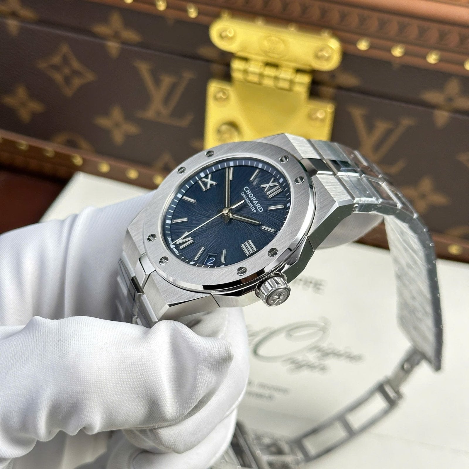 Chopard Alpine Eagle 298600 11 Watch Dial Blue 41mm