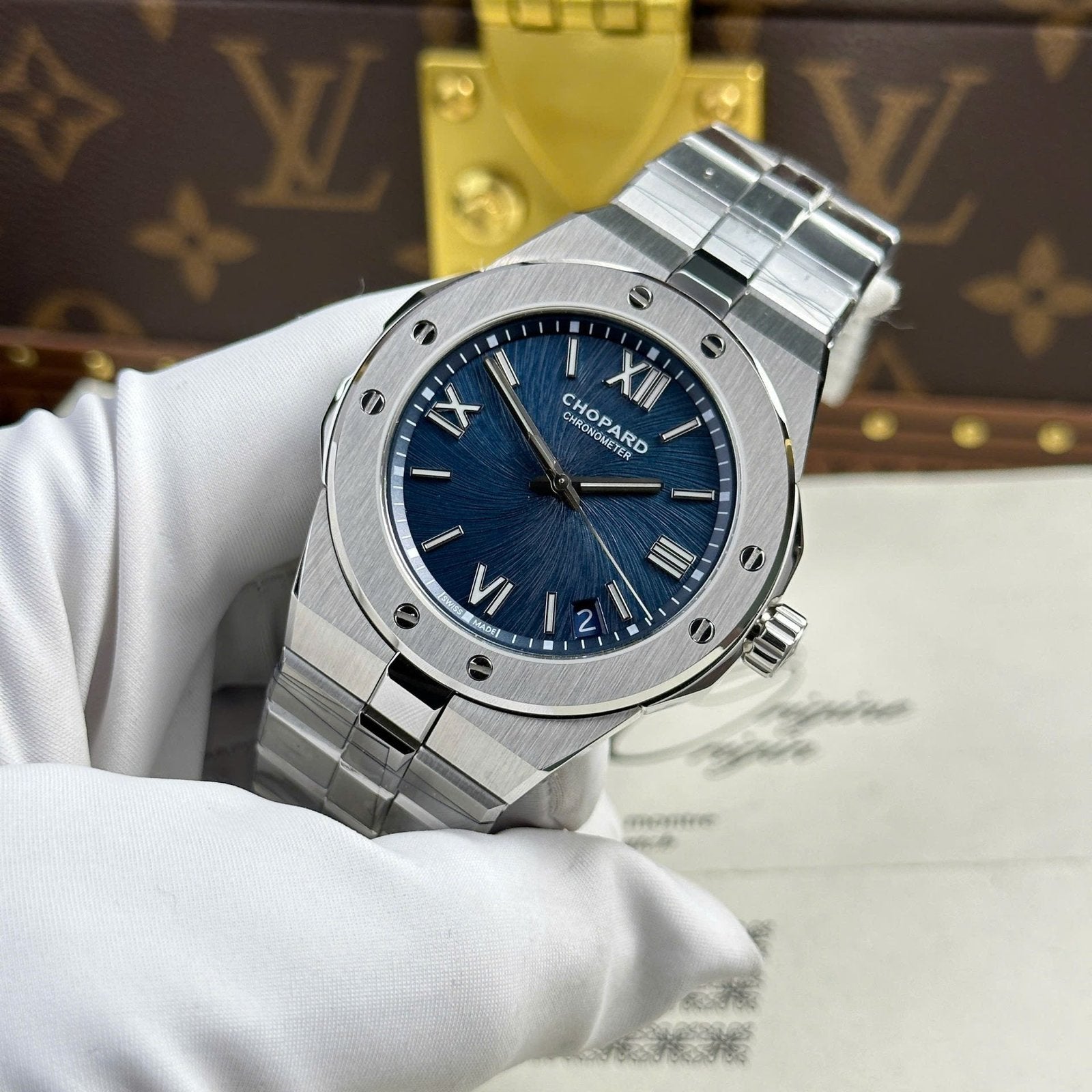 Chopard Alpine Eagle 298600 11 Watch Dial Blue 41mm