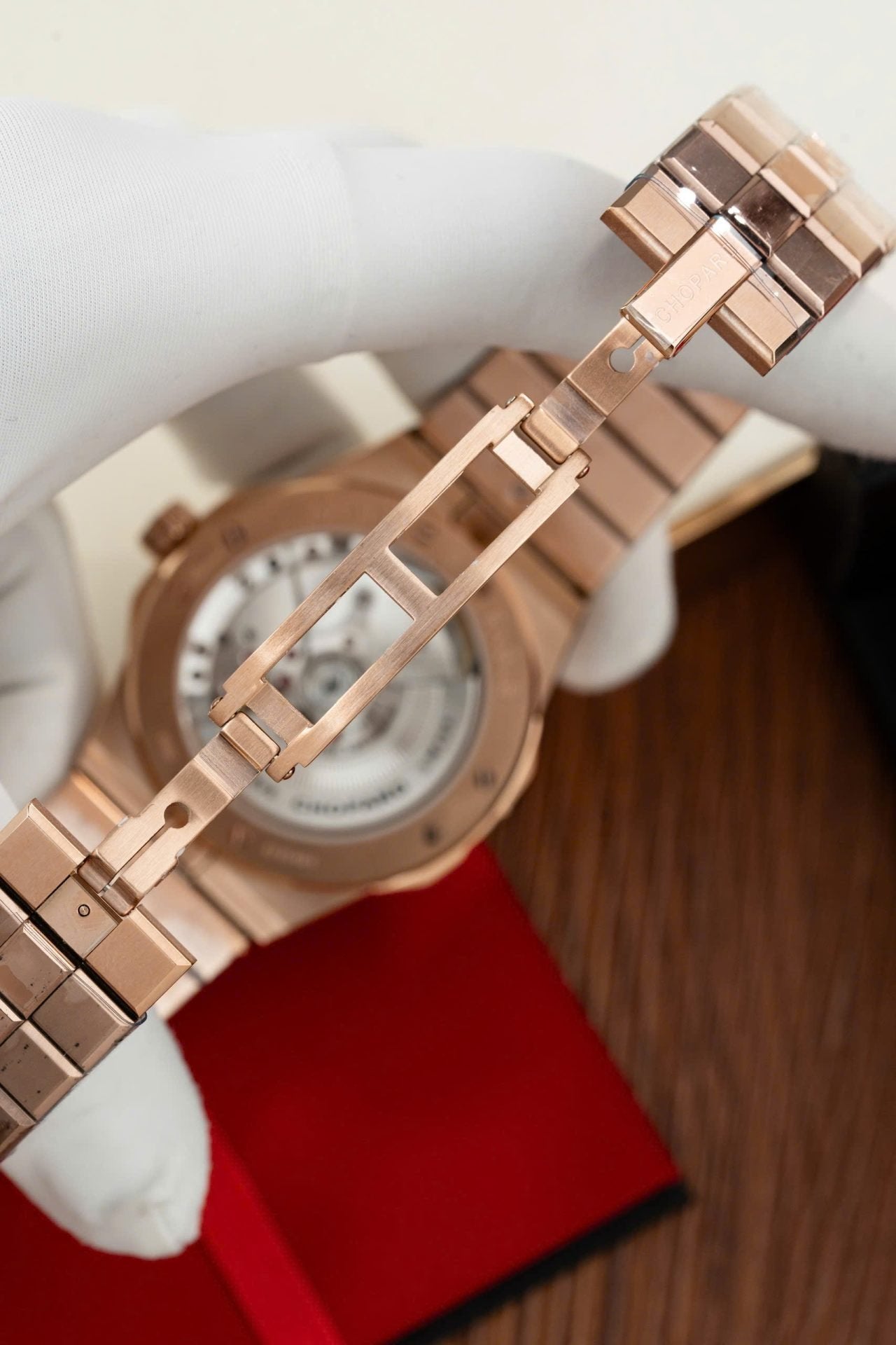 Chopard Alpine Eagle Rose Gold Watch Dial Green 41mm