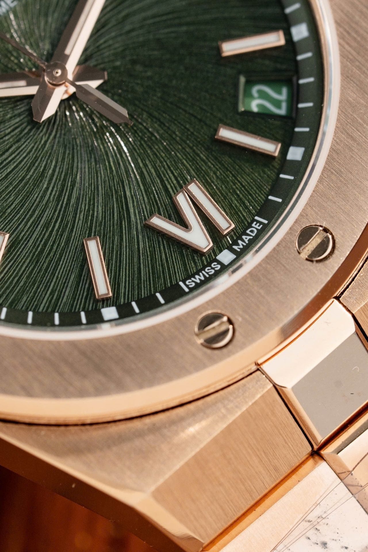 Chopard Alpine Eagle Rose Gold Watch Dial Green 41mm