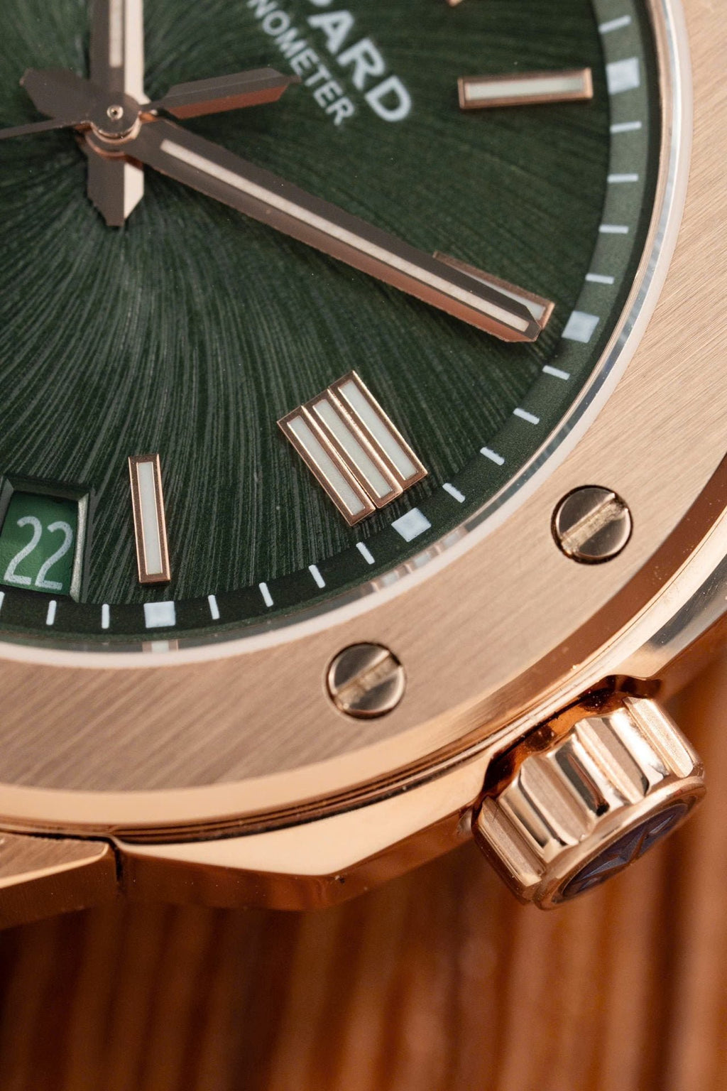Chopard Alpine Eagle Rose Gold Watch Dial Green 41mm