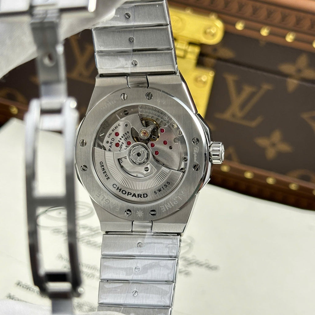 Chopard Alpine Eagle Watch Gray Dial Metal Wire 41mm