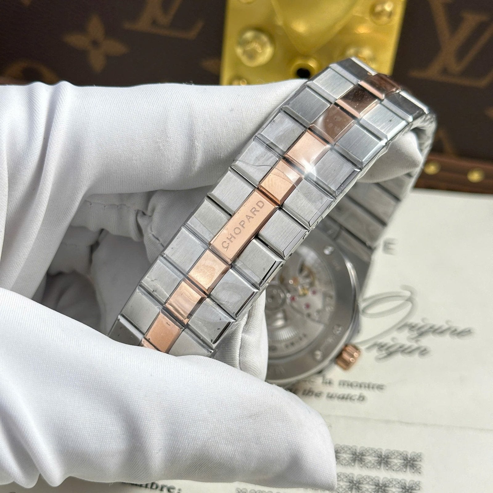 Chopard Alpine Eagle Watch Demi Rose Gold 41mm
