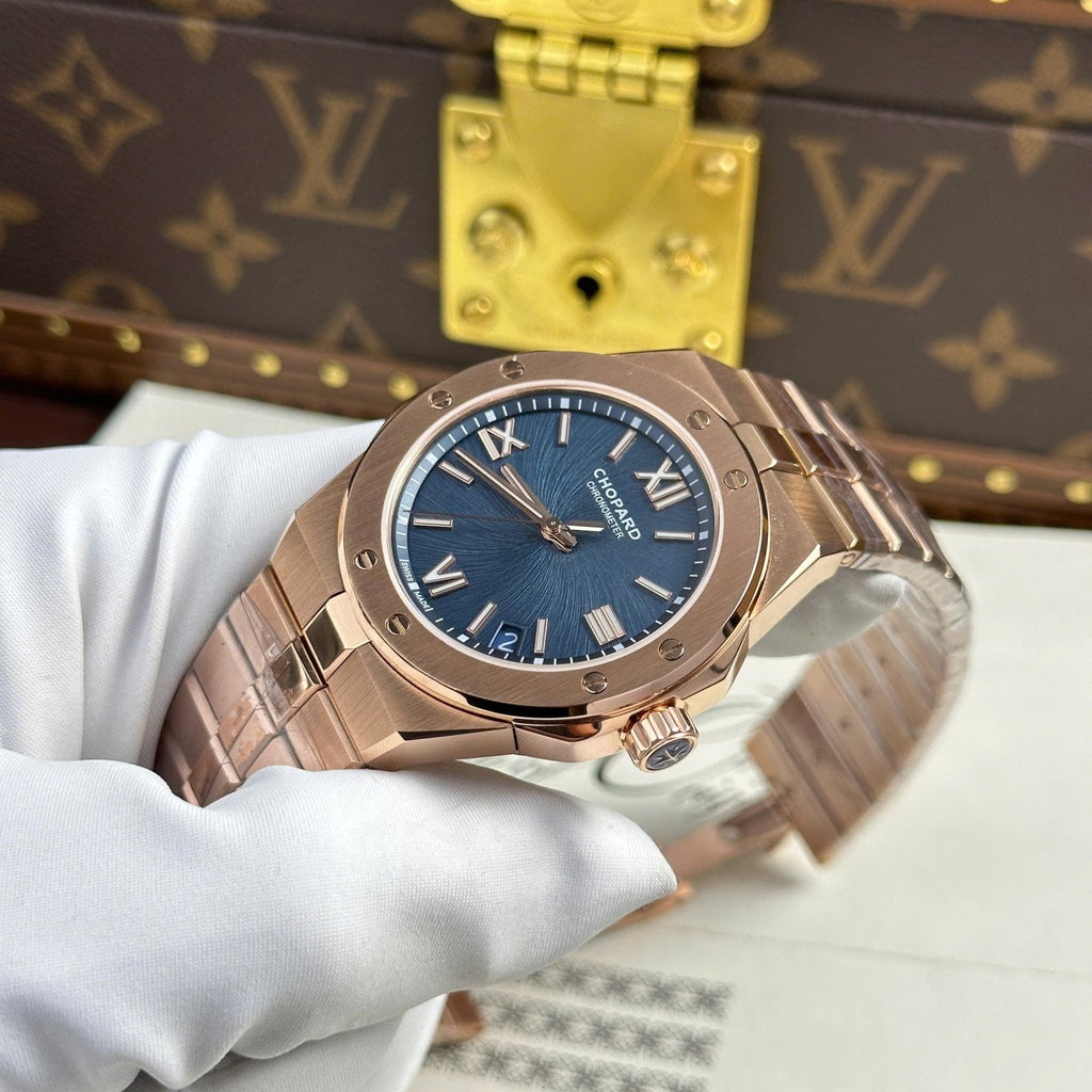 Chopard Alpine Eagle Rose Gold Watch Dial Blue 41mm