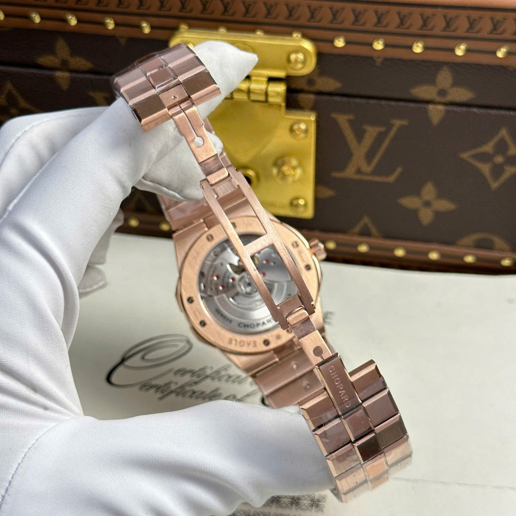 Chopard Alpine Eagle Rose Gold Watch Dial Blue 41mm