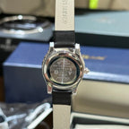 Chopard  Watch With Moissanite Diamond Leather Strap 30mm