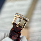 Chopard  Watch With Moissanite Diamonds 18K Gold Wrapped 34mm
