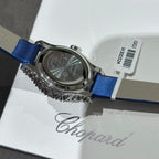 Chopard Watch With Moissanite Diamonds Leather Strap 30mm
