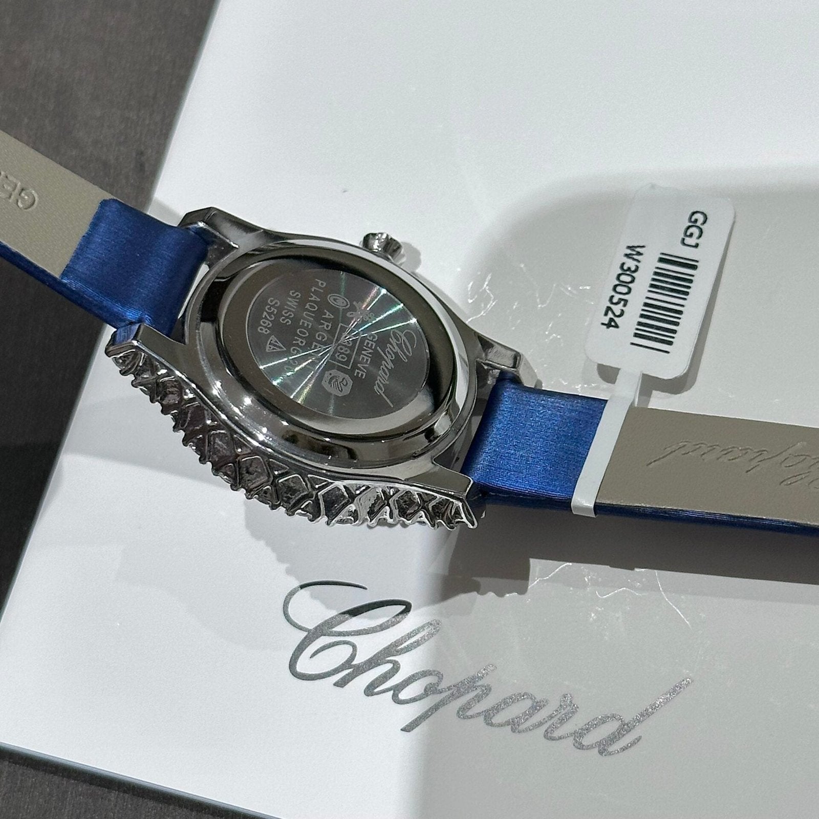 Chopard Watch With Moissanite Diamonds Leather Strap 30mm