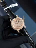 Chopard Happy 274891 Watch Synthetic Diamonds + 18K Gold Wrapped 36mm