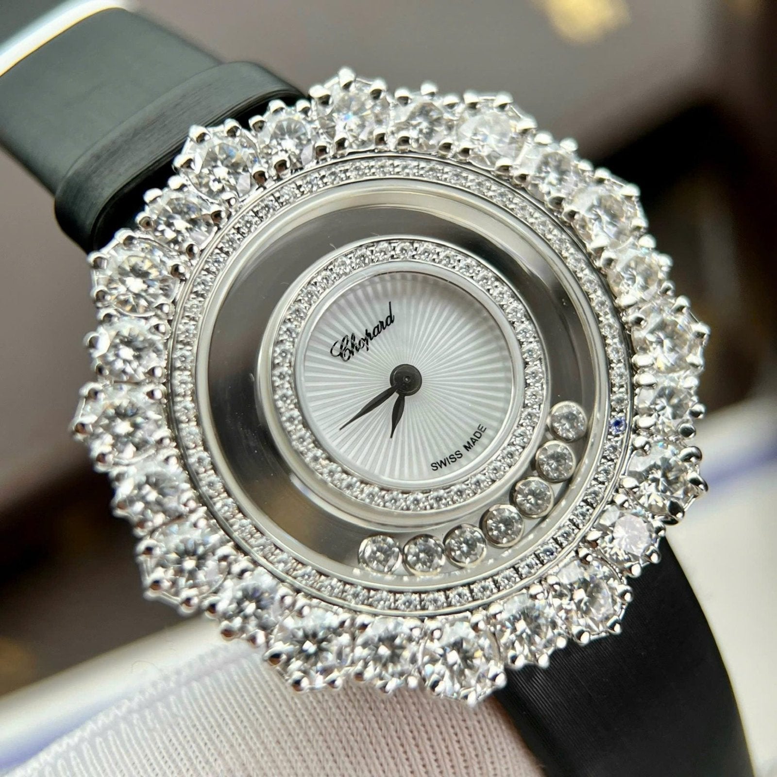 Chopard Happy Watch Diamonds Moissanite 36mm