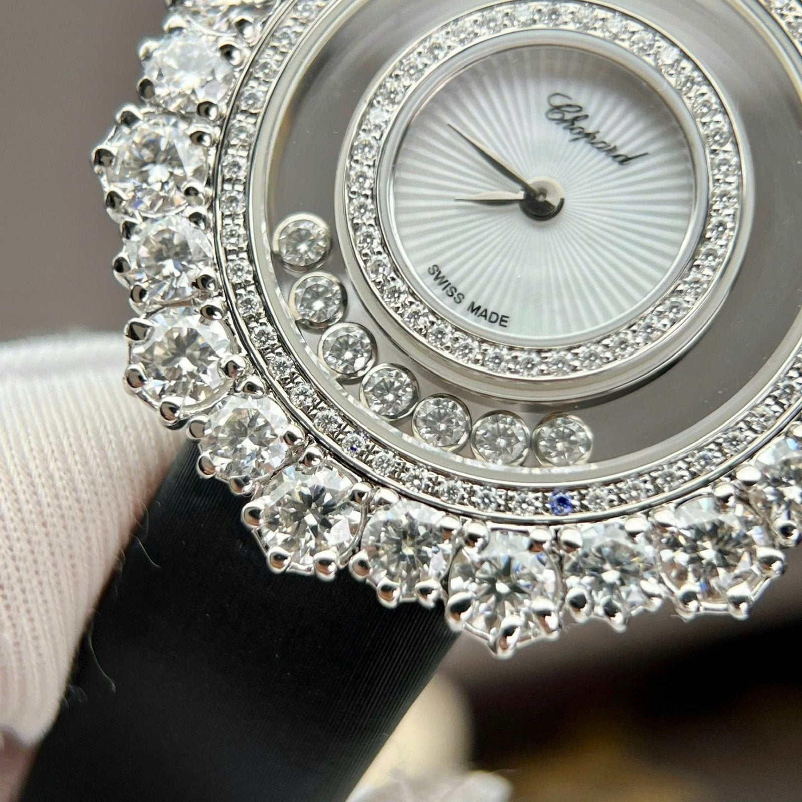 Chopard Happy Watch Diamonds Moissanite 36mm