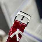Chopard Happy Sport Watch Red Leather Strap 36mm