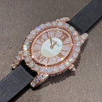 Chopard Gold Wrapped Women’s Watch Moissanite Diamonds 34mm