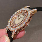Chopard Gold Wrapped Women’s Watch Moissanite Diamonds 34mm