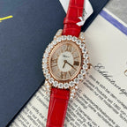 Chopard Women Watch Gold Wrapped And Moissanite Diamonds 34mm