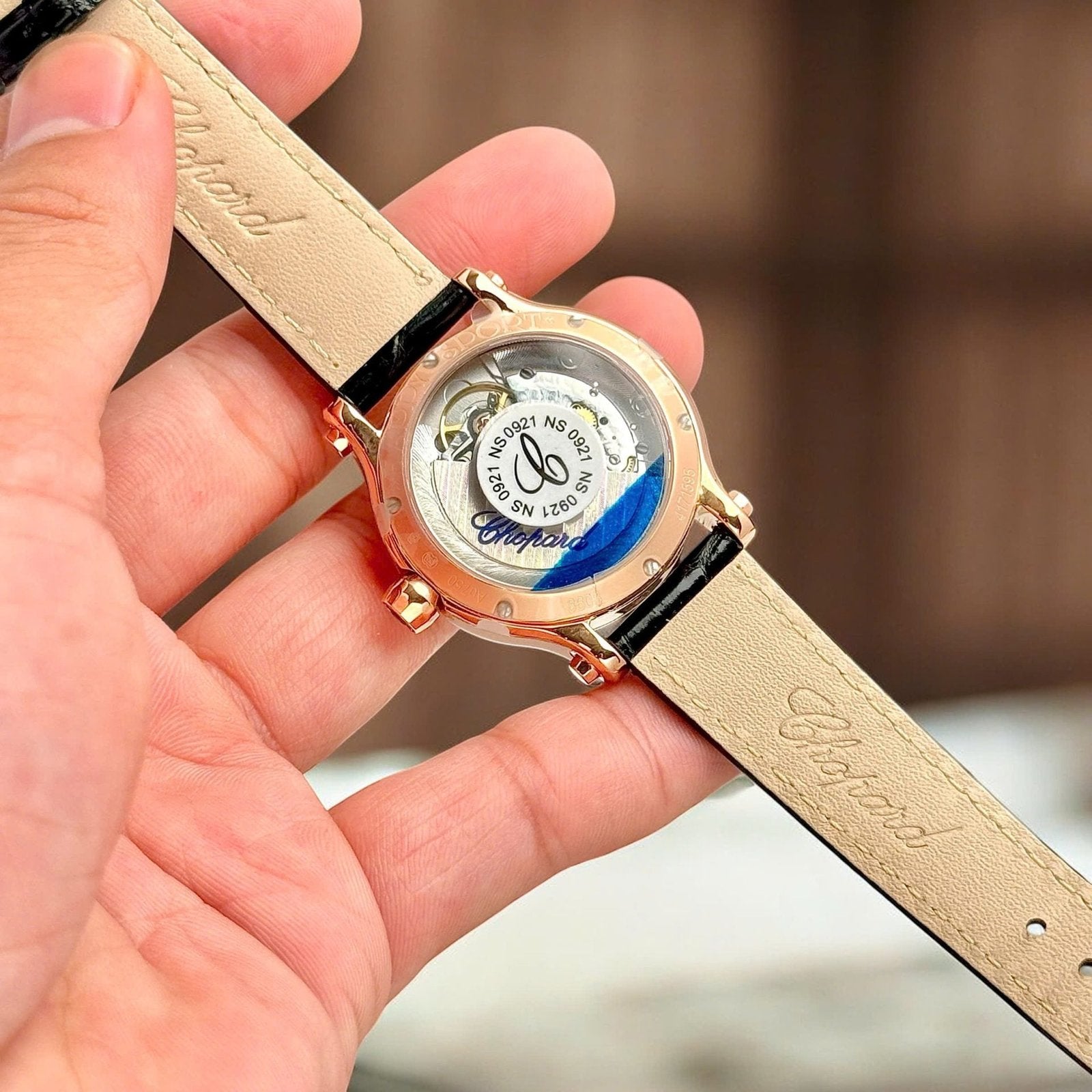 Chopard Happy Sport Women Luxury Watch Rose Gold Plated Automatic Movement 36mm