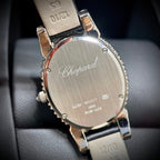 Chopard Mother Of Pearl Dial Watch Full Diamond Moissanite 34mm