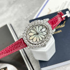 Chopard Women’s Watch Red Full Moissanite Diamond 34mm