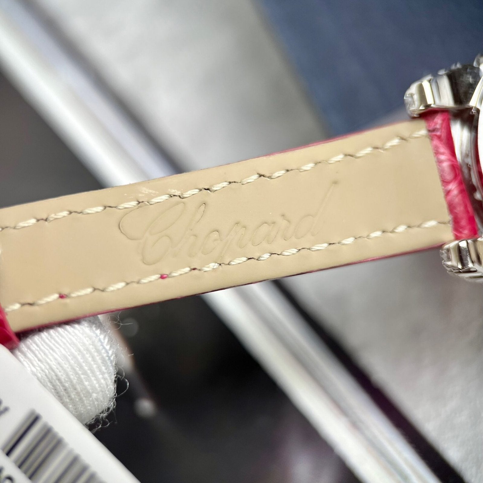 Chopard Women’s Watch Red Full Moissanite Diamond 34mm