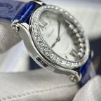 Chopard Women’s Watch With Diamond Moissanite Blue 34mm