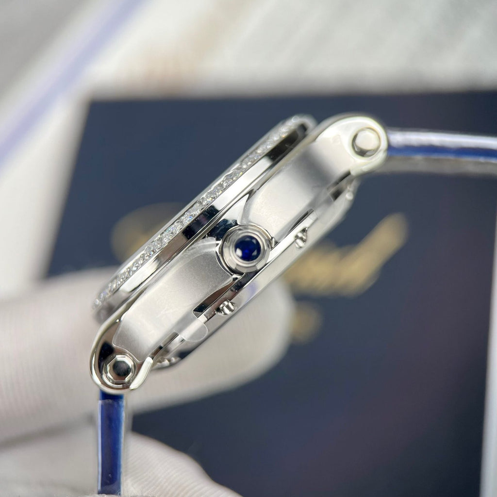 Chopard Women’s Watch With Diamond Moissanite Blue 34mm