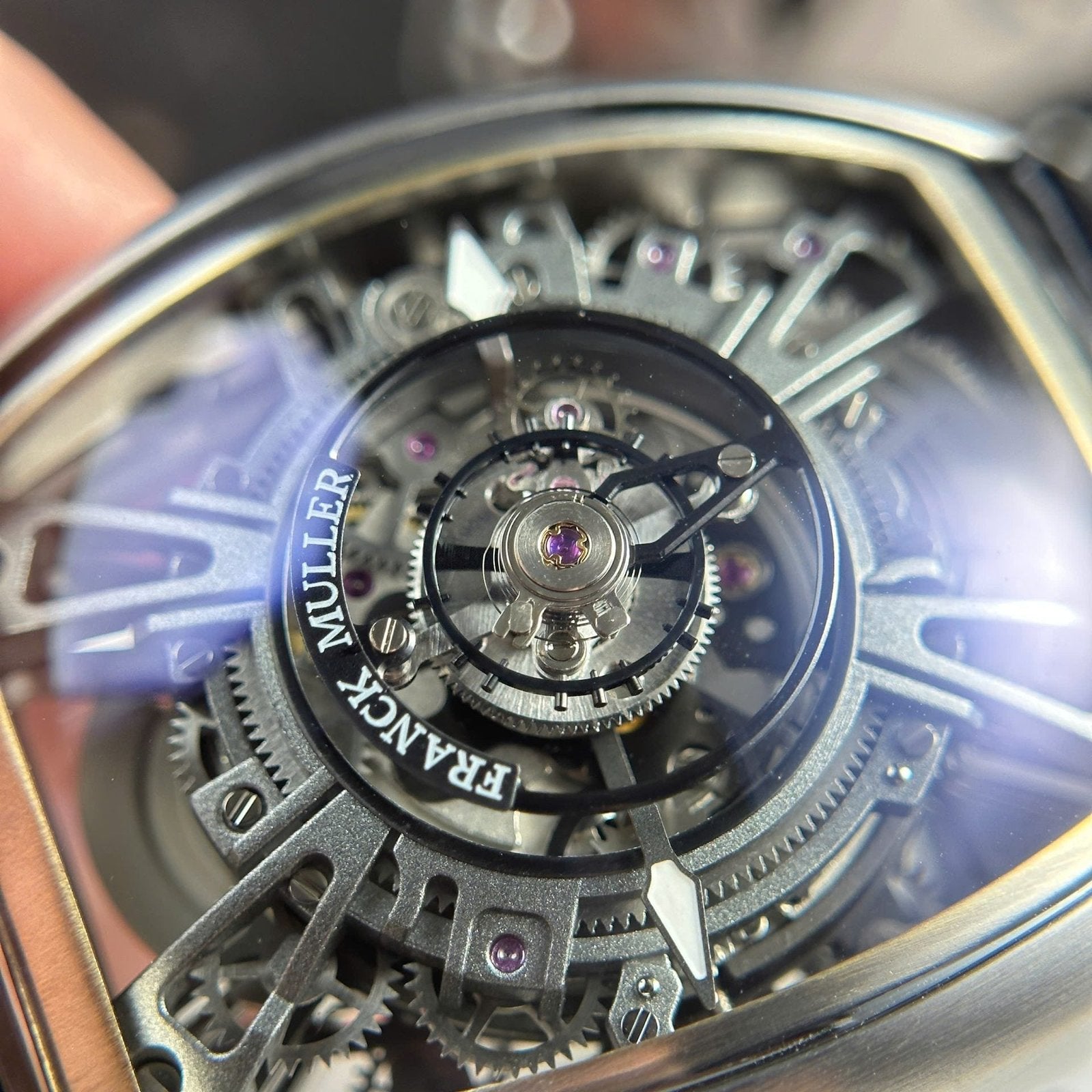 Franck Muller Watch Curvex CX Grand Central Tourbillon Skeleton 42x56mm