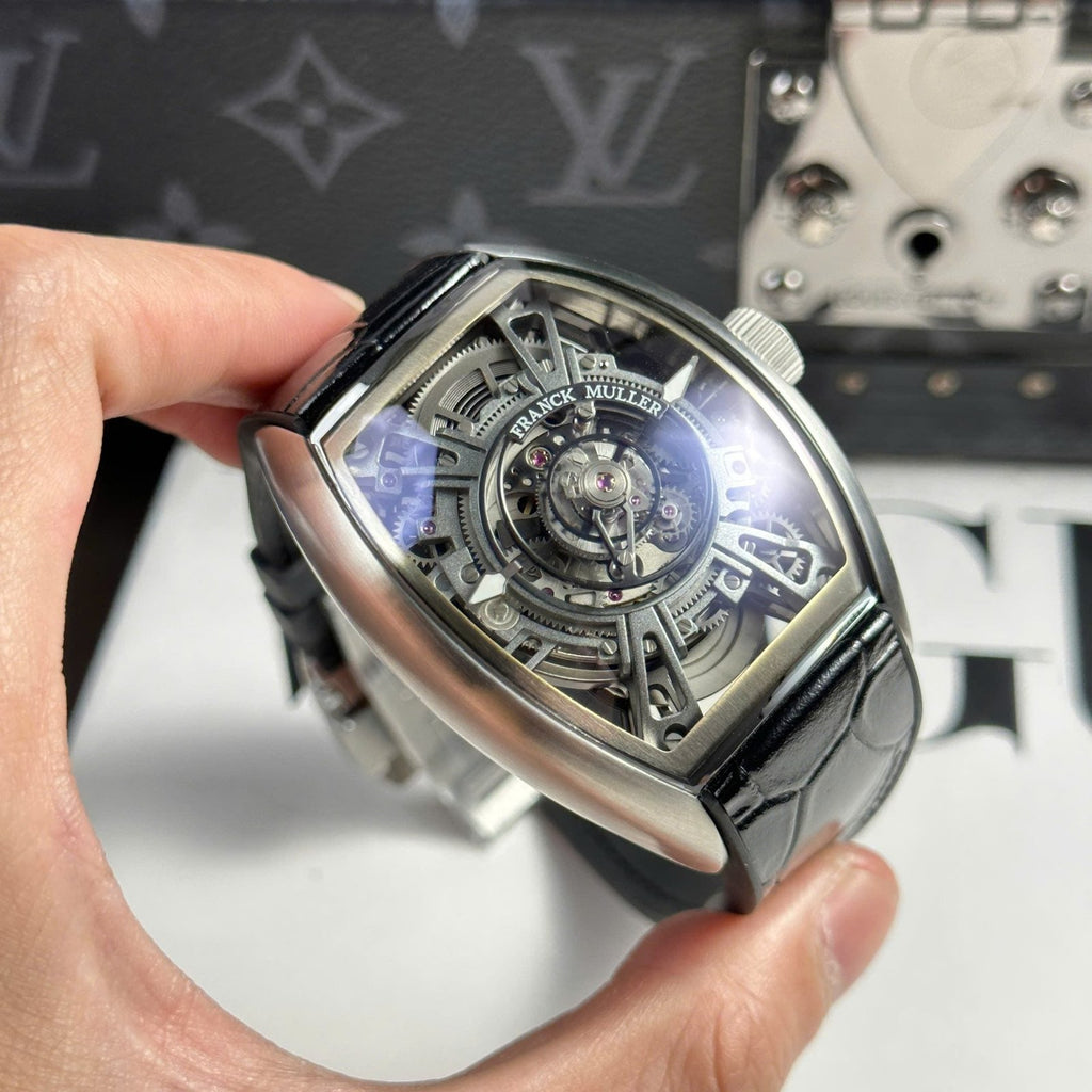 Franck Muller Watch Curvex CX Grand Central Tourbillon Skeleton 42x56mm