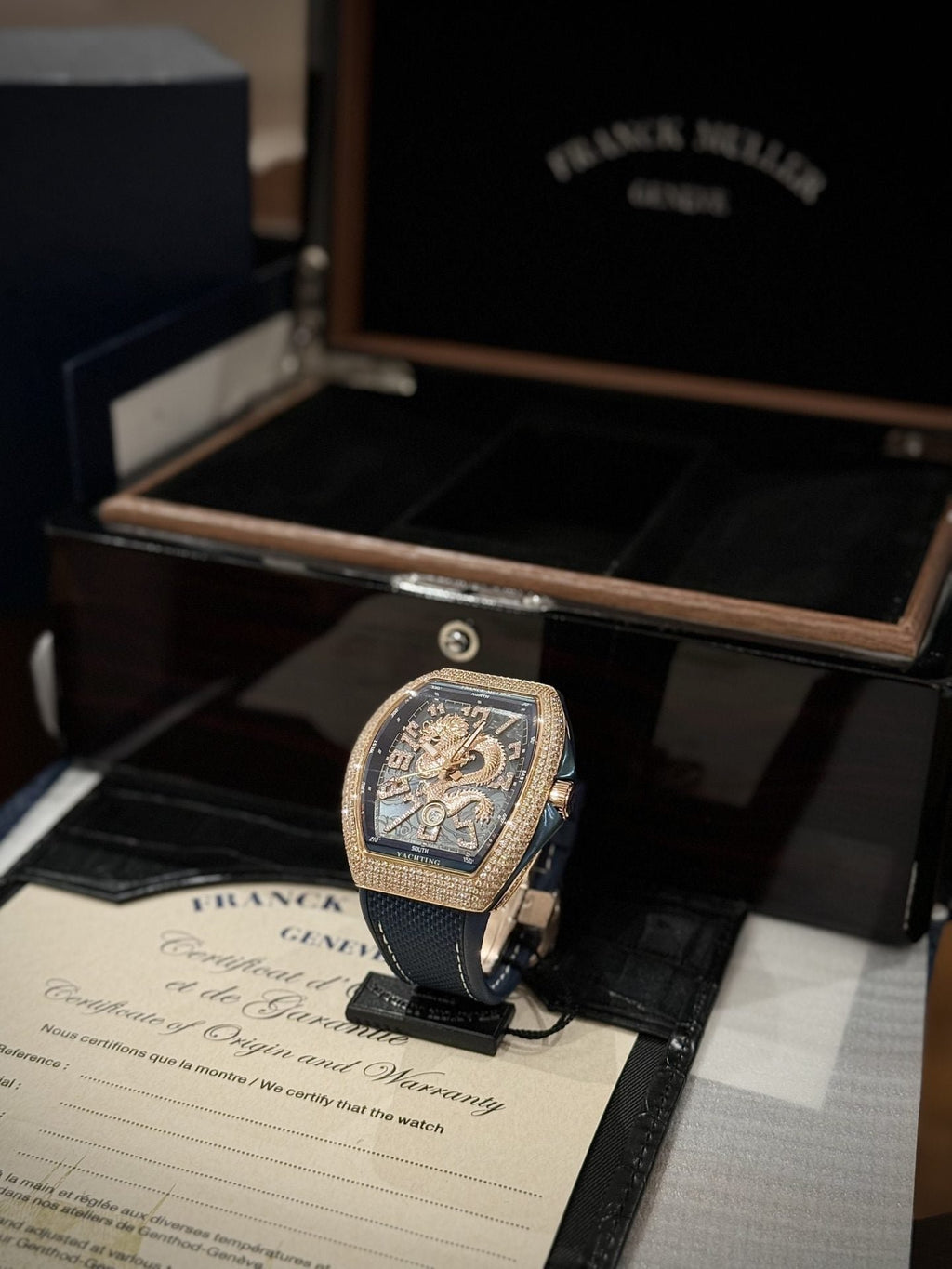 Franck Muller Watch Vanguard Dragon V45 Blue 45mm