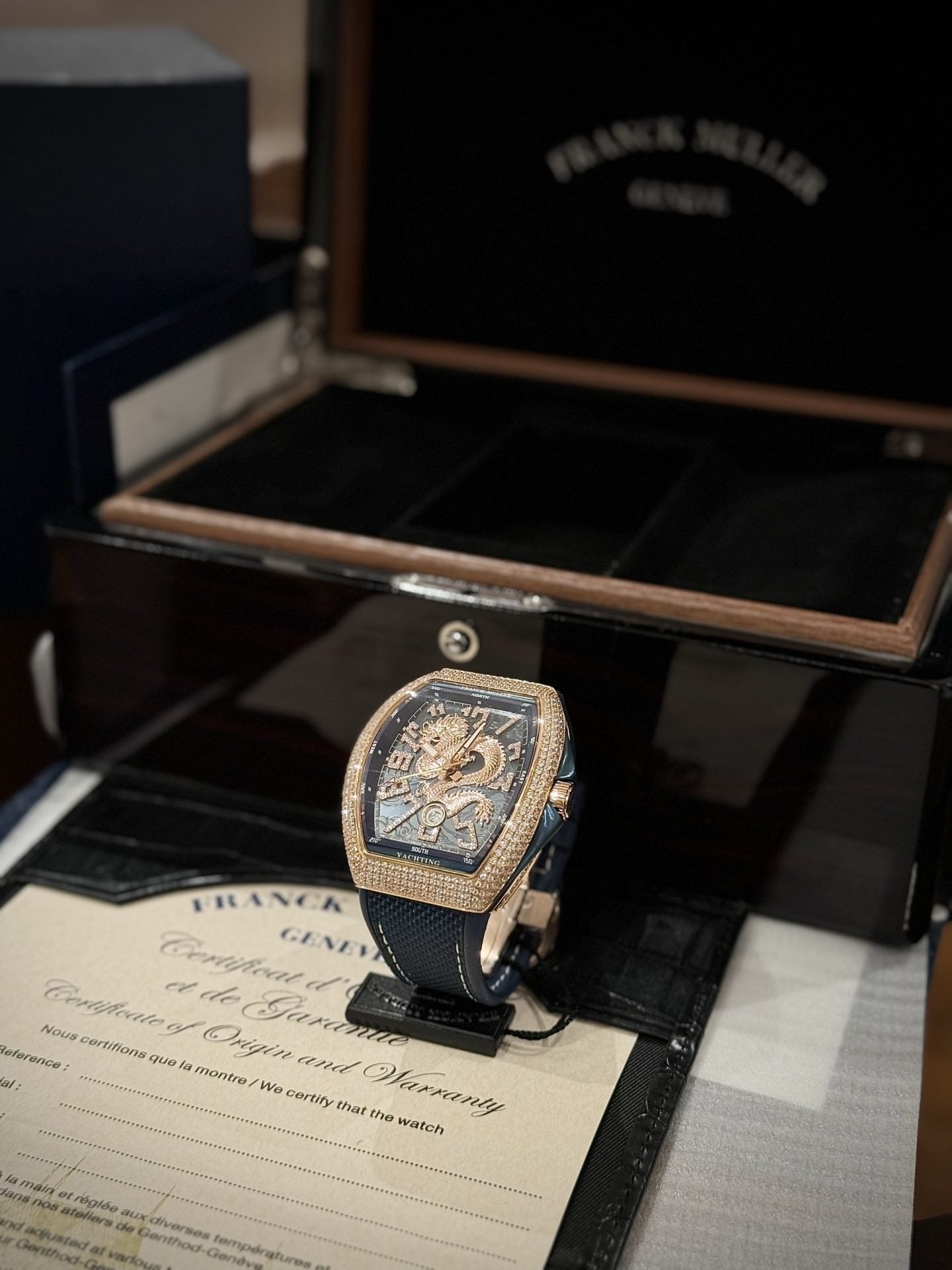 Franck Muller Watch Vanguard Dragon V45 Blue 45mm